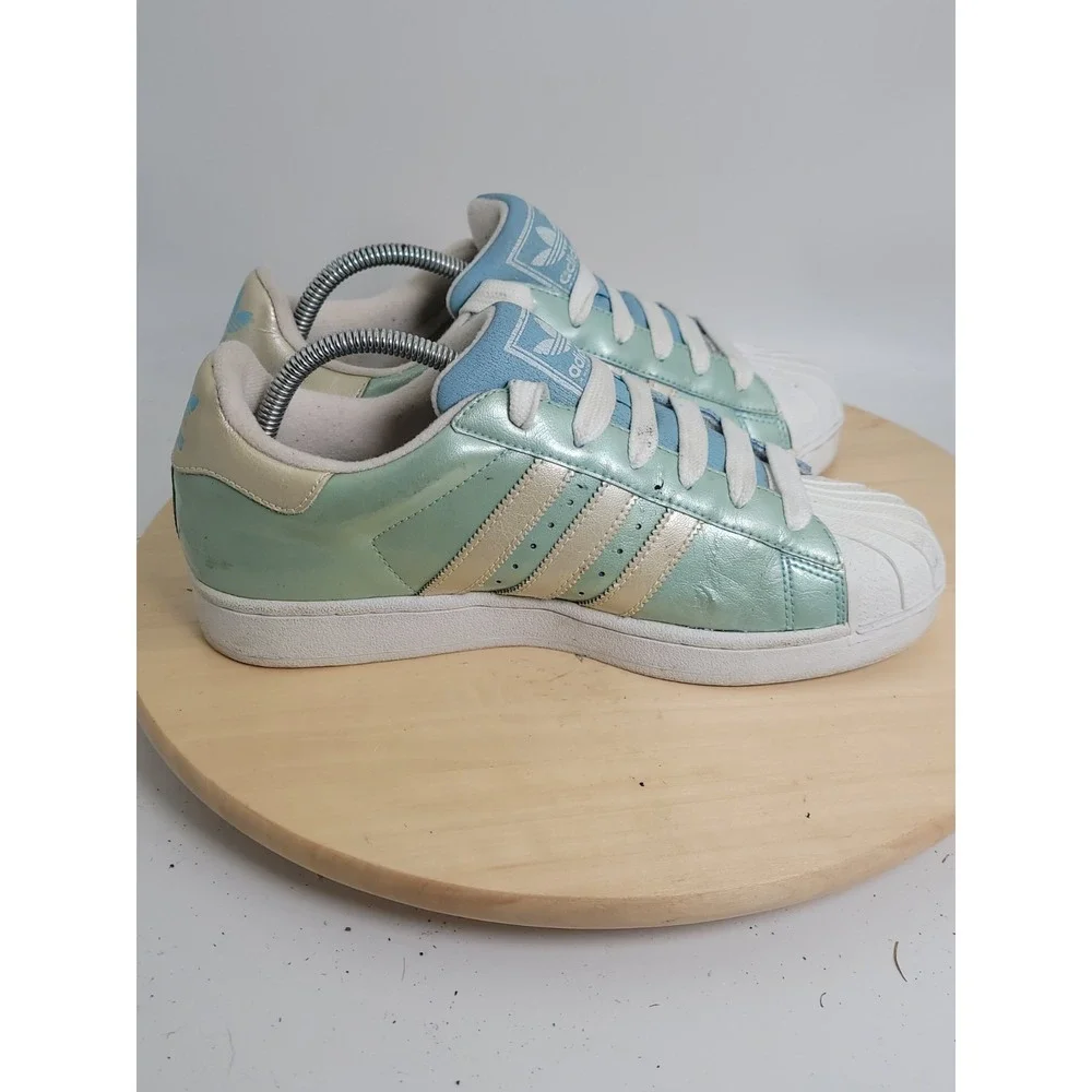 Adidas SuperStar II Patent Vintage Y2K Sneakers 668504 Men 8.5 Shoes